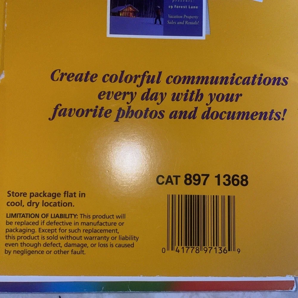 kodak Inkjet Photo Letter Paper 8.5‎ X 11 59 Sheets Unused NOP